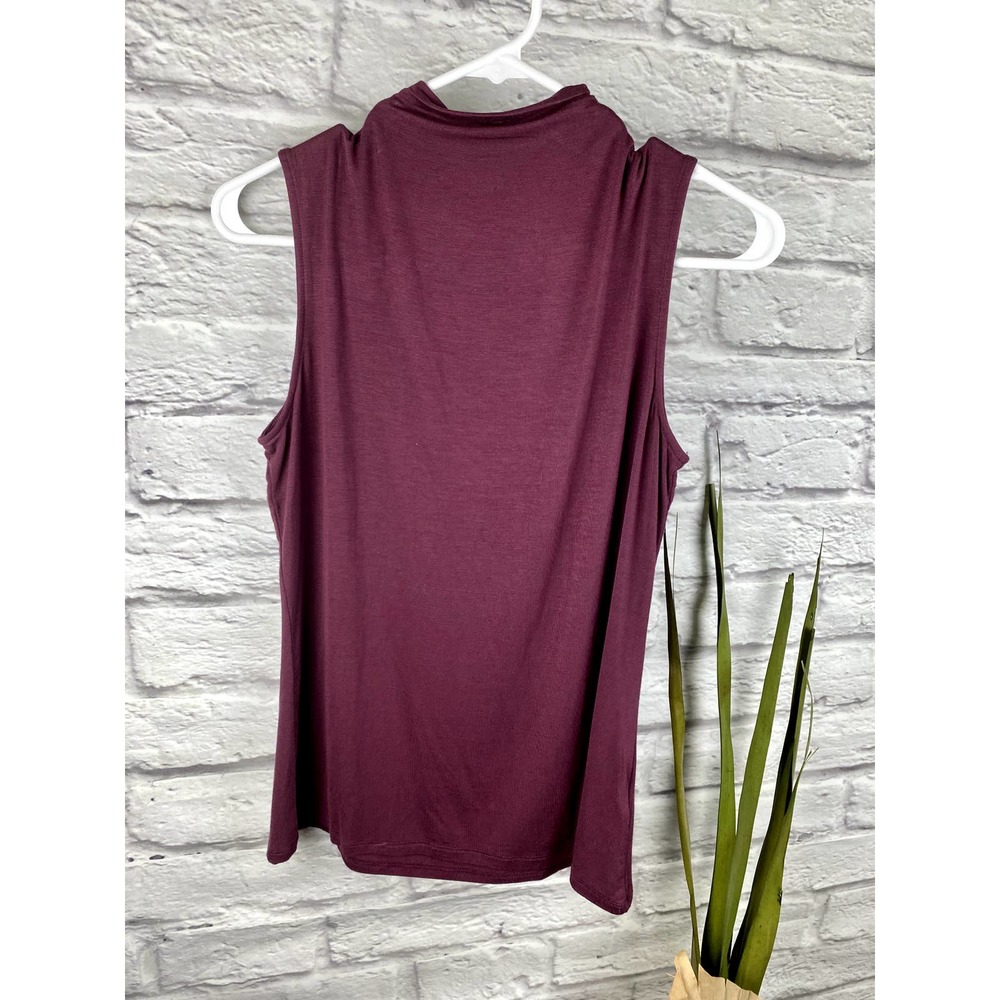 Halogen Maroon Top, S